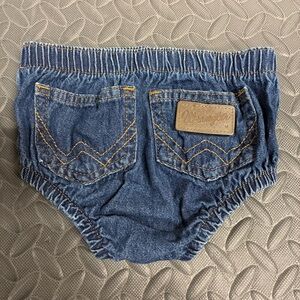 Wrangler Denim Diaper Cover- 12m